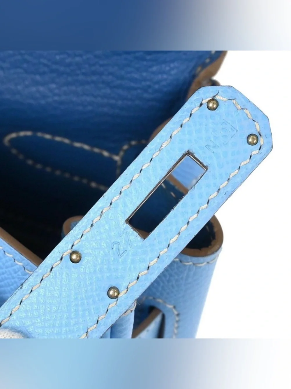 Hermes RARE KELLY Satchel birkin EXCELLENT CONDITION - Picture 9 of 10